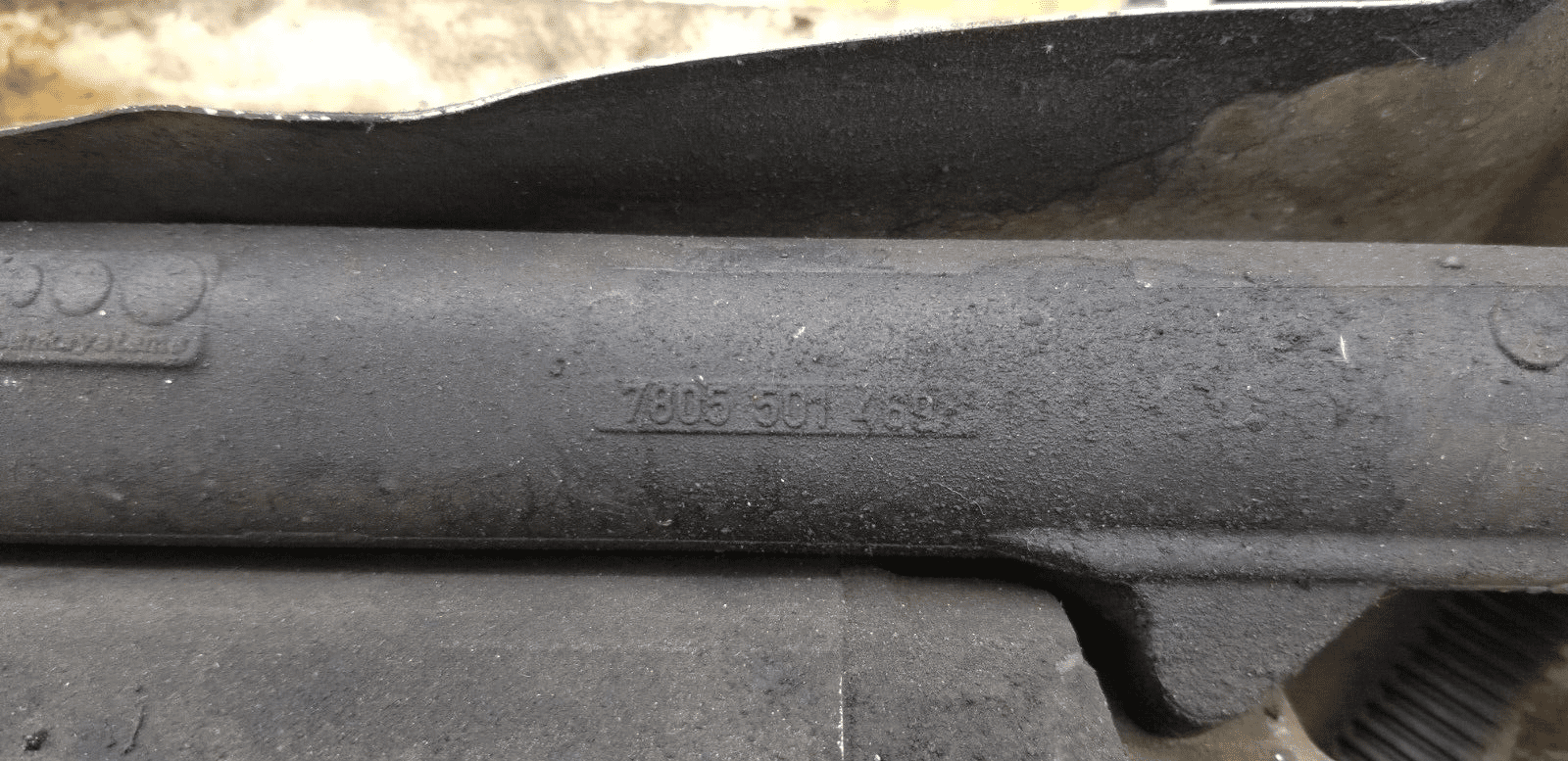 Skoda Octavia Diesel Mk2 (1Z) RHD 7805501469 Steering Rack - Image 3