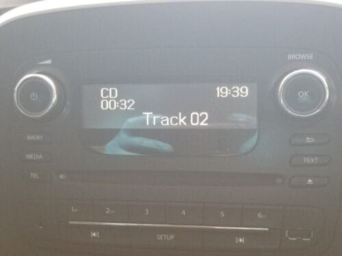 Vauxhall Vivaro X82 Stereo Radio Cd Player 281158156R/No Code