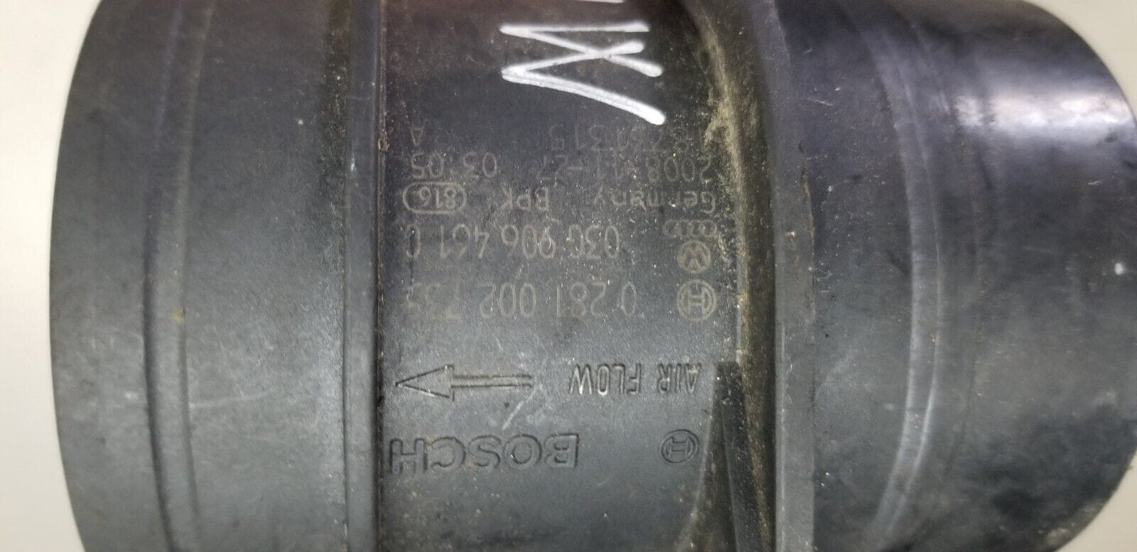 VW AUDI SKODA SEAT BOSCH AIR MASS SENSOR 0281002735, 03G906461C - Image 5