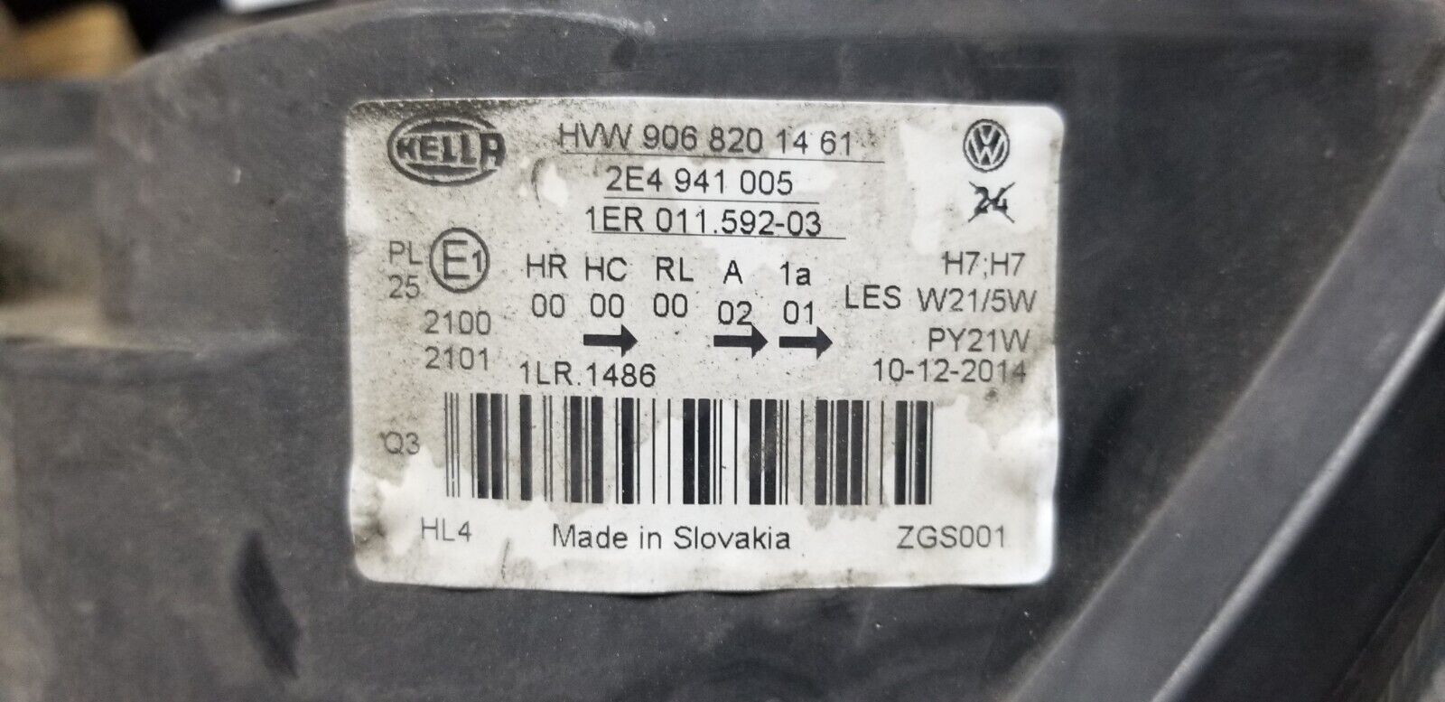 Volkswagen Crafter Headlight Left Hand 2006-2017 HVW9068201461 |O - Image 4