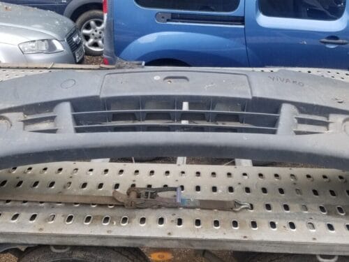 Vauxhall Vivaro 2007-2014 Front Bumper Gray Textured Without Fog Lamp Holes