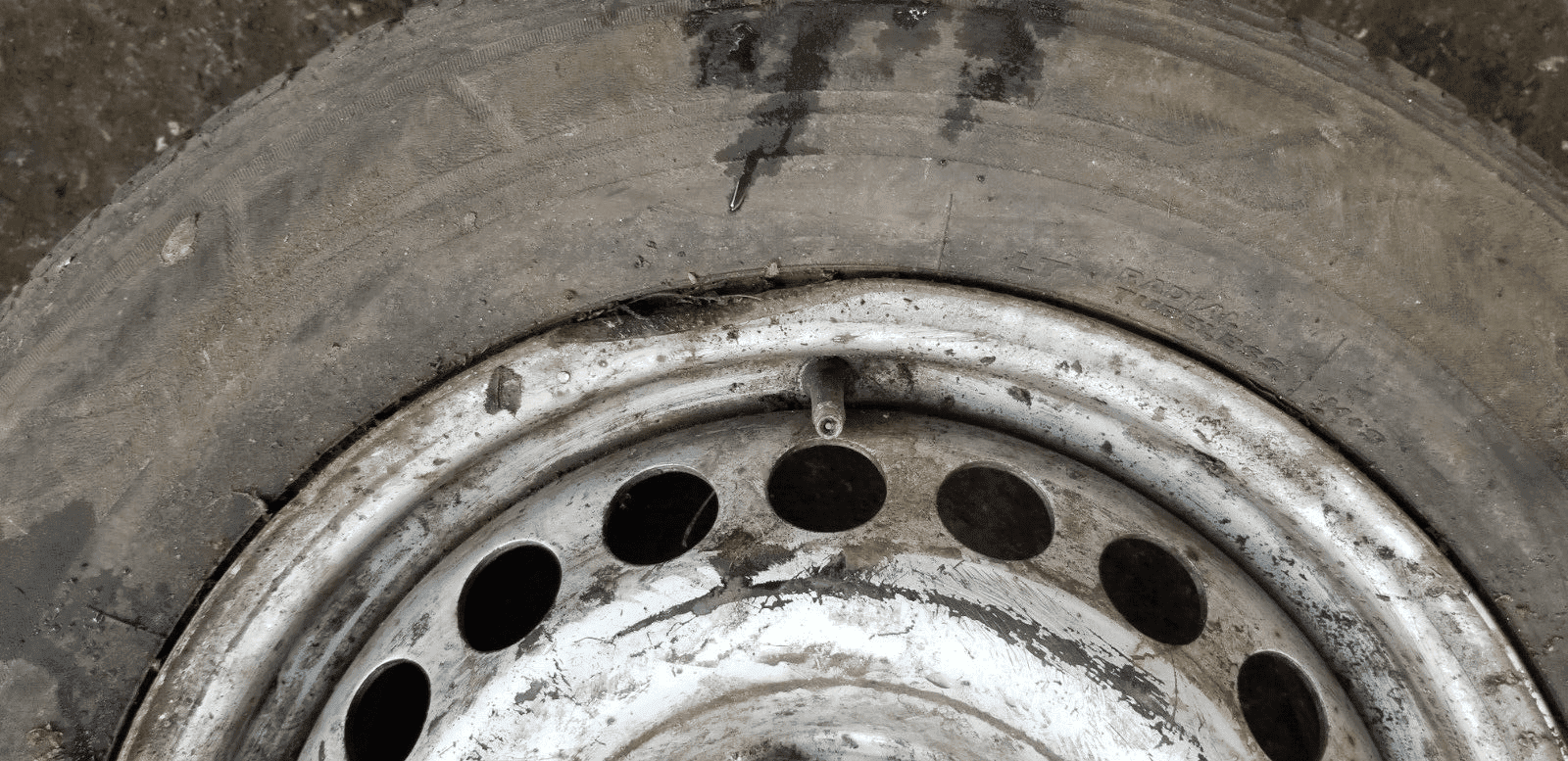 Volkswagen Bus Steel Wheel Rim (7H0601027D) And Tyre 215/65R16C |O - Image 4