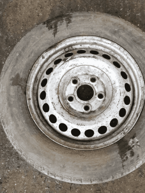 Volkswagen Bus Steel Wheel Rim (7H0601027D) And Tyre 215/65R16C |O