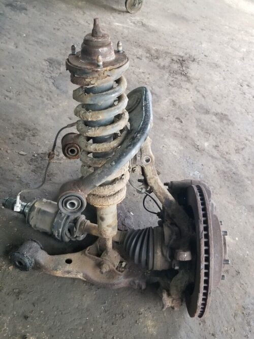 2005 Toyota Land Cruiser 3.0 Diesel Front Suspension Leg Complete Passenger Side