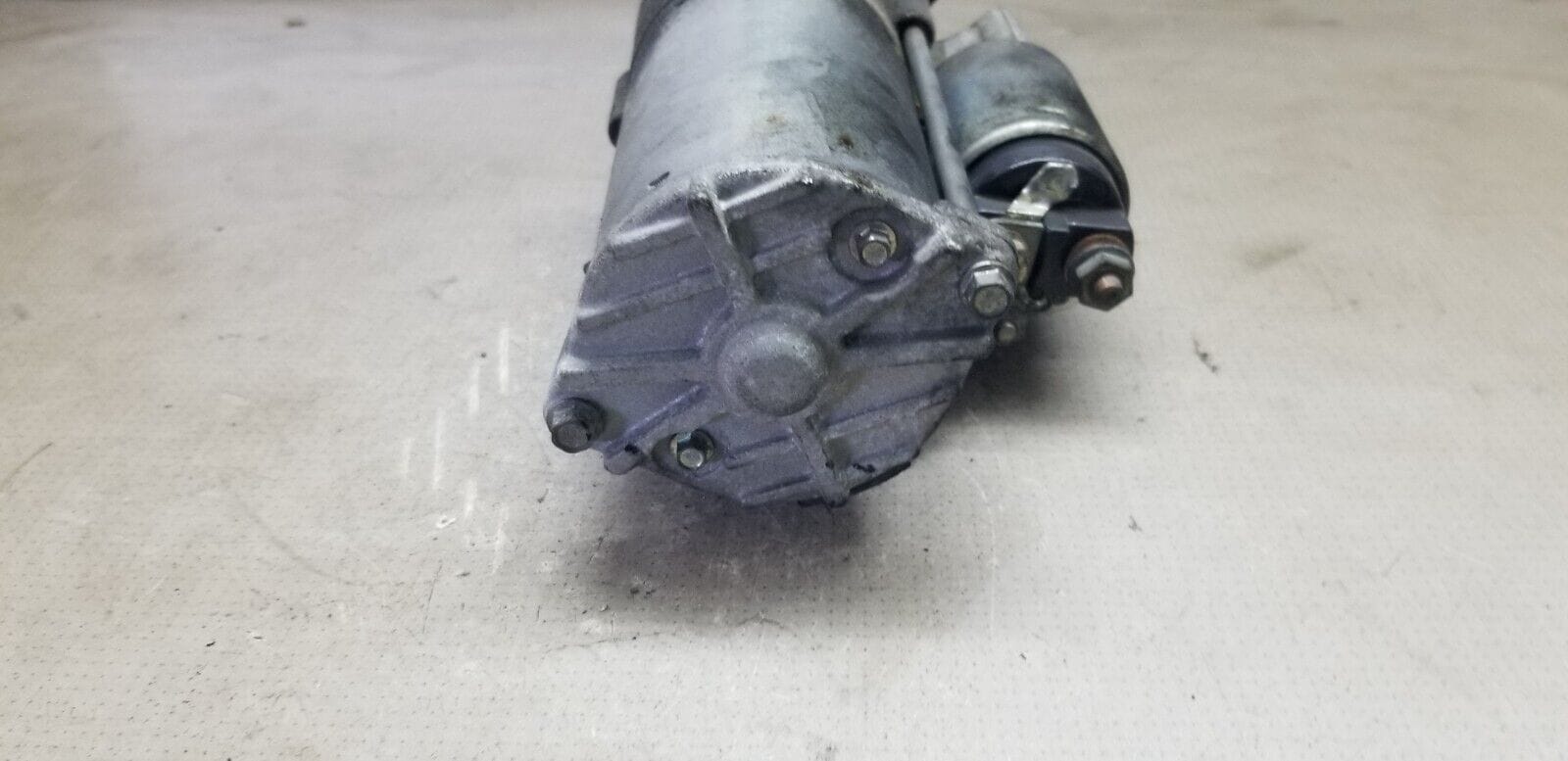 Side view of 2012 Ford Galaxy 2.0 TDCi starter motor 6G9N-11000-FA