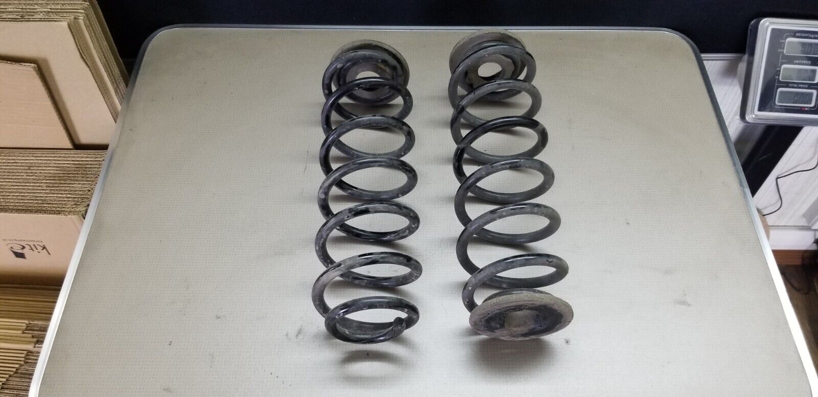 2012 SKODA OCTAVIA SUSPENSION COIL SPRING REAR PAIR MK2