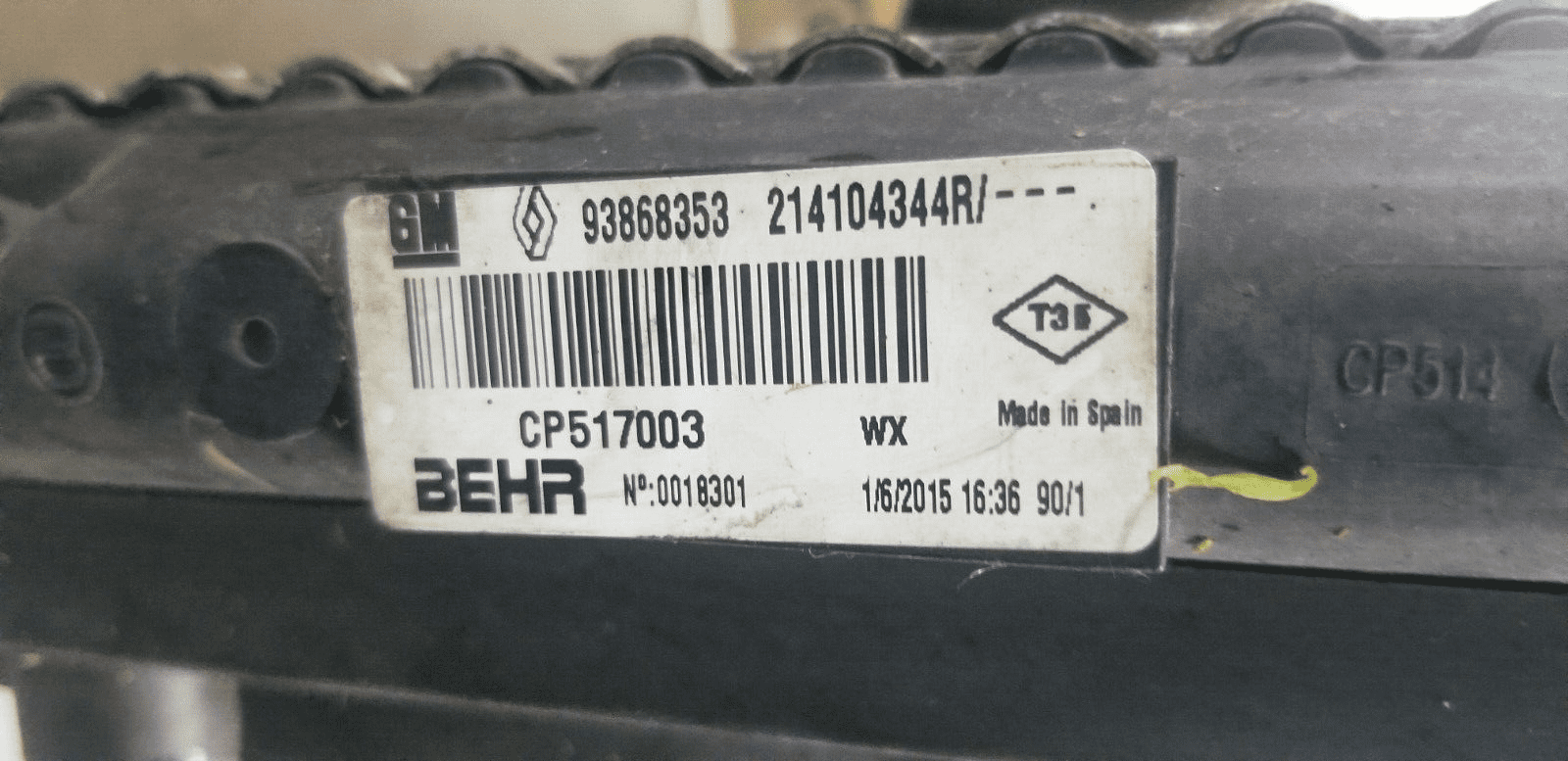 2014-2019 Renault Trafic MK3 1.6 Diesel Radiator Pack |O - Image 9