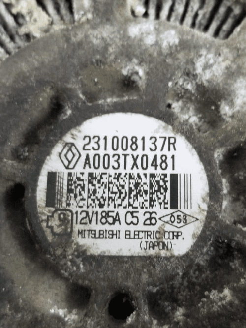 231008137R marking on Vauxhall Movano alternator