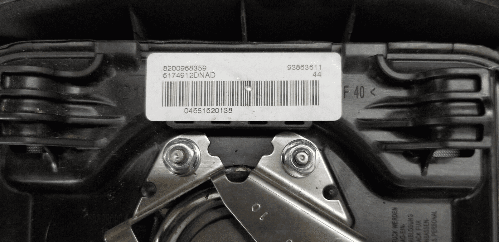 Airbag for Vauxhall Vivaro, 2011 p/n 8200968359 |O - Image 4