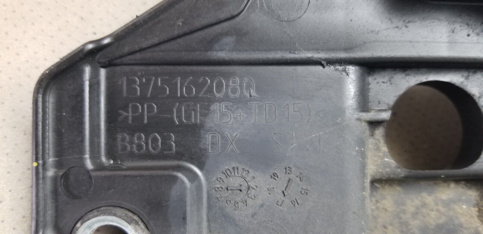 CITROEN RELAY 2017 O/S/F HEADLIGHT SUPPORT BRACKET 1375162080 - Image 4