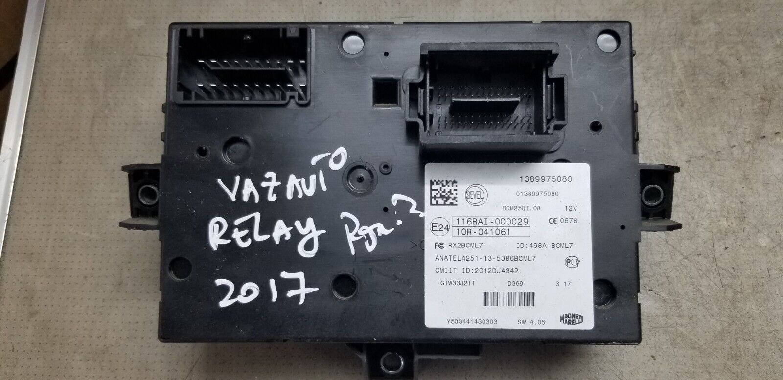 Citroen Relay Peugeot Boxer 2.0 HDI Diesel ECU, HW9809447780, 9692366180 - Image 11