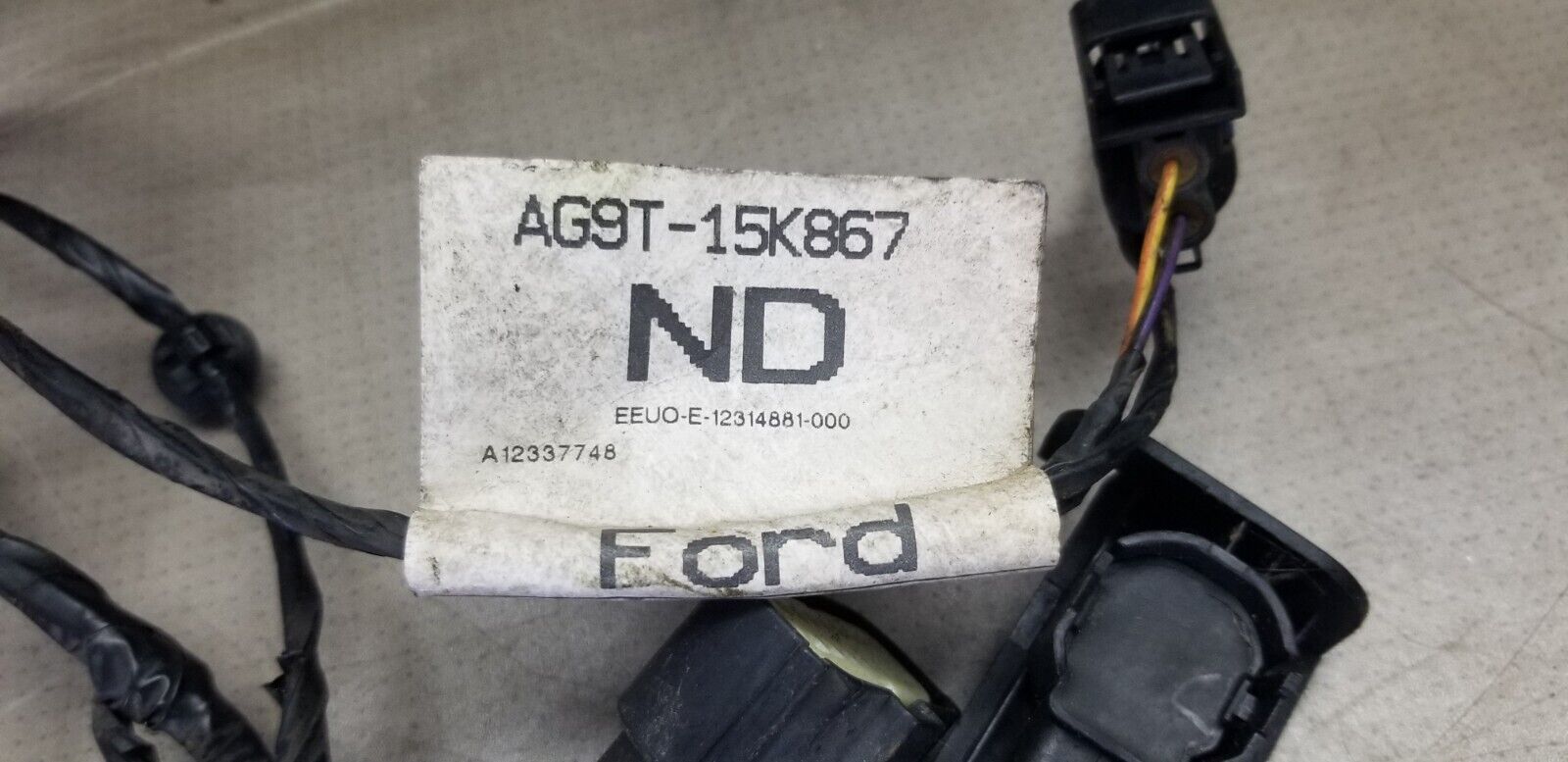 FORD GALAXY FRONT BUMPER PARKING SENSORS &LOOM AG9T-15K867-ND/for parts - Image 3