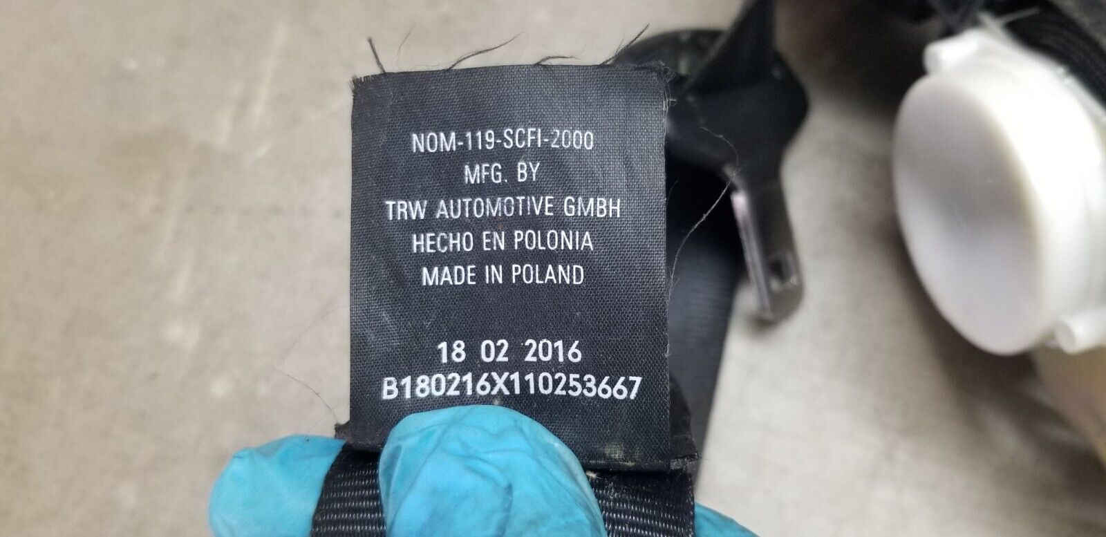 Ford Kuga Mk2 Rear Left - Seat Belt CV44-611B69-AH3JA6 12-16 - Image 6