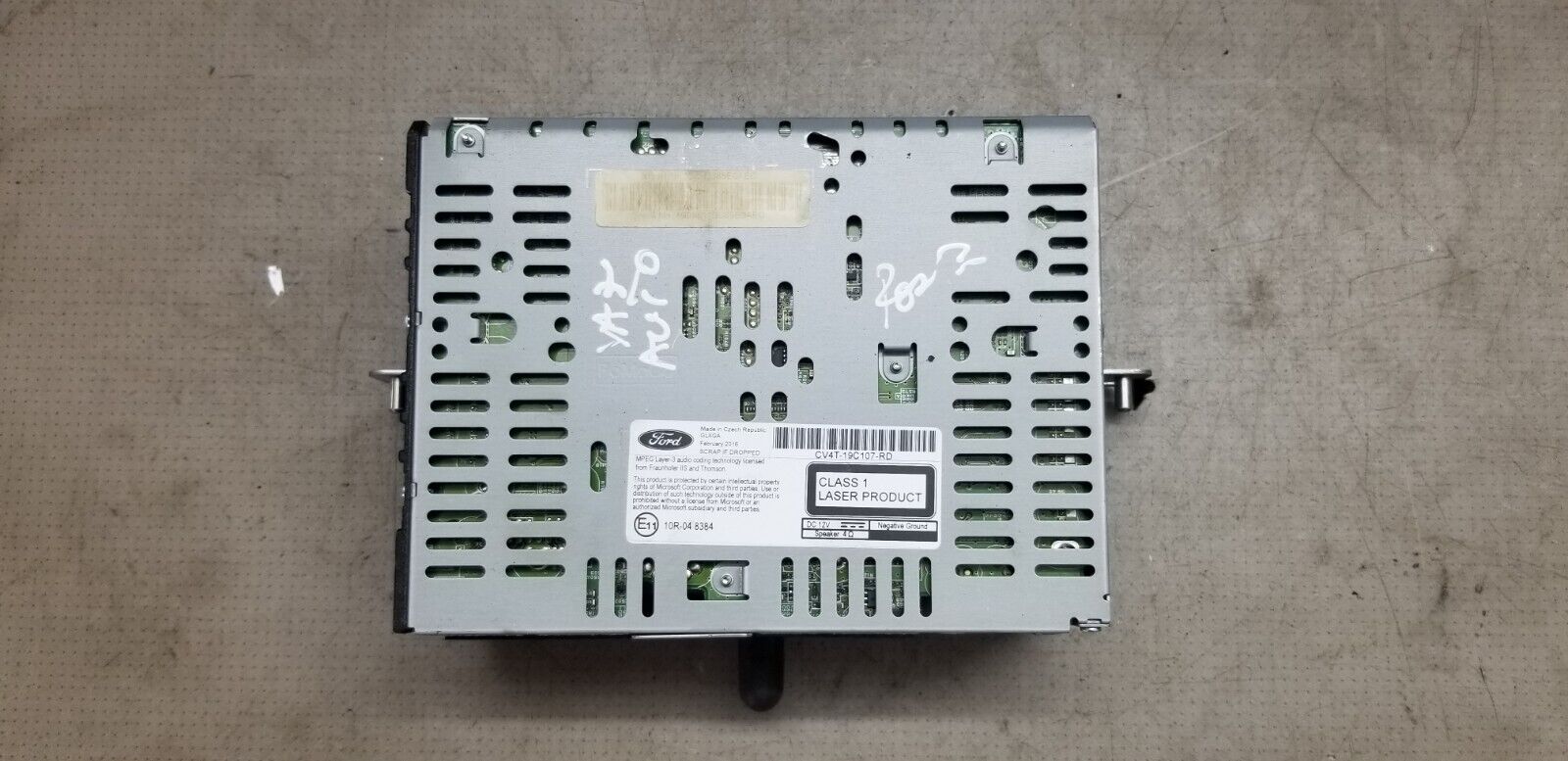 Ford Kuga Radio Unit CD Sat Nav Module MK2 2016 CV4T-19C107-RD/No Code - Image 5