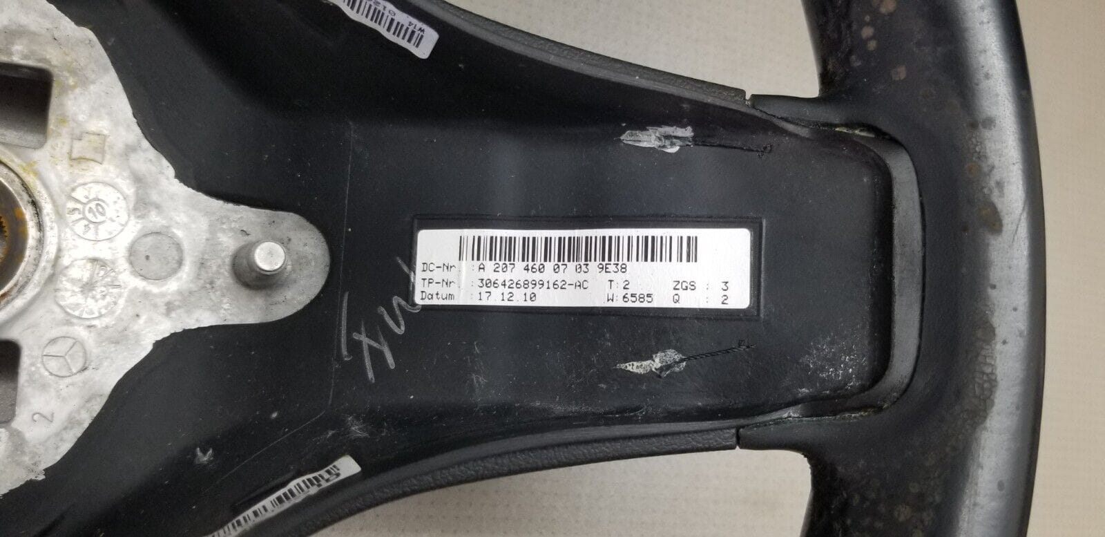 Mercedes Benz E Class Steering Wheel A20746007039E38 - Image 8