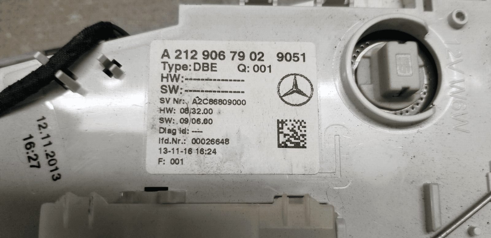 Mercedes Benz E Class W212 Mk4 2009-2016 Interior Roof Light Panel A0009055200 |O - Image 4