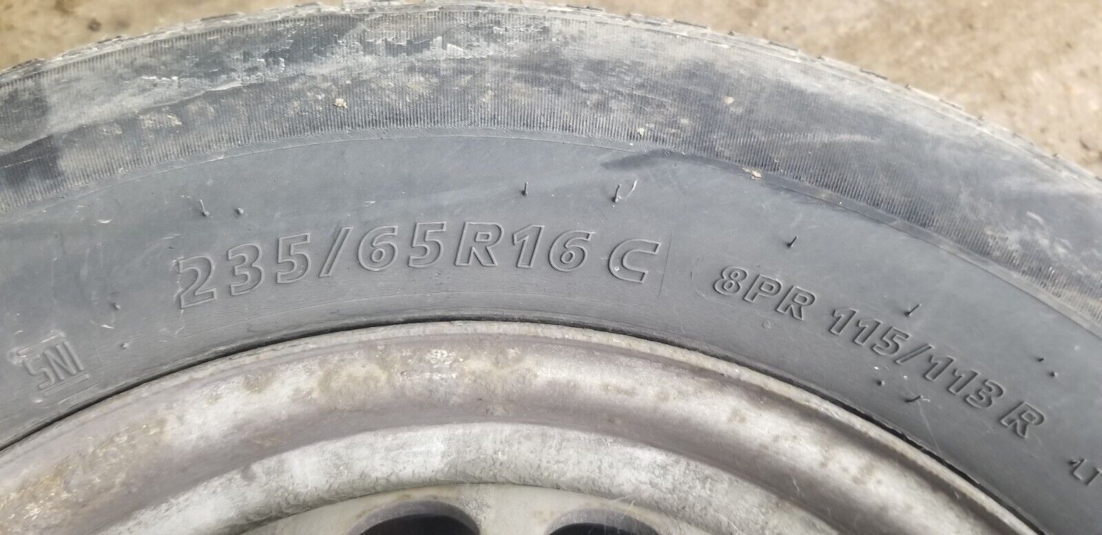 Mercedes Benz Sprinter W906 2015 Steel Wheel And Tyre 235/65R16C |O - Image 3