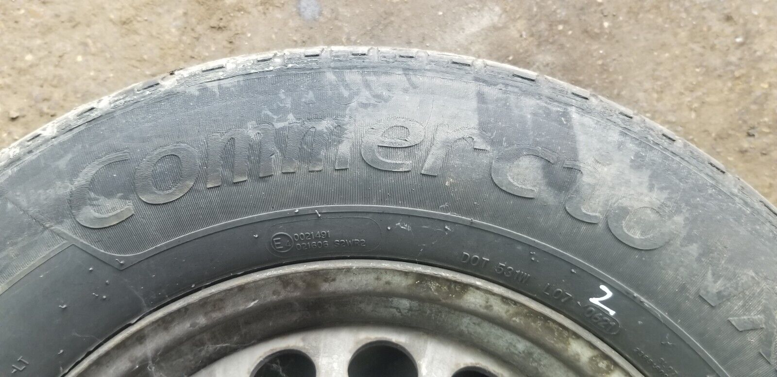 Mercedes Benz Sprinter W906 2015 Steel Wheel And Tyre 235/65R16C |O - Image 4