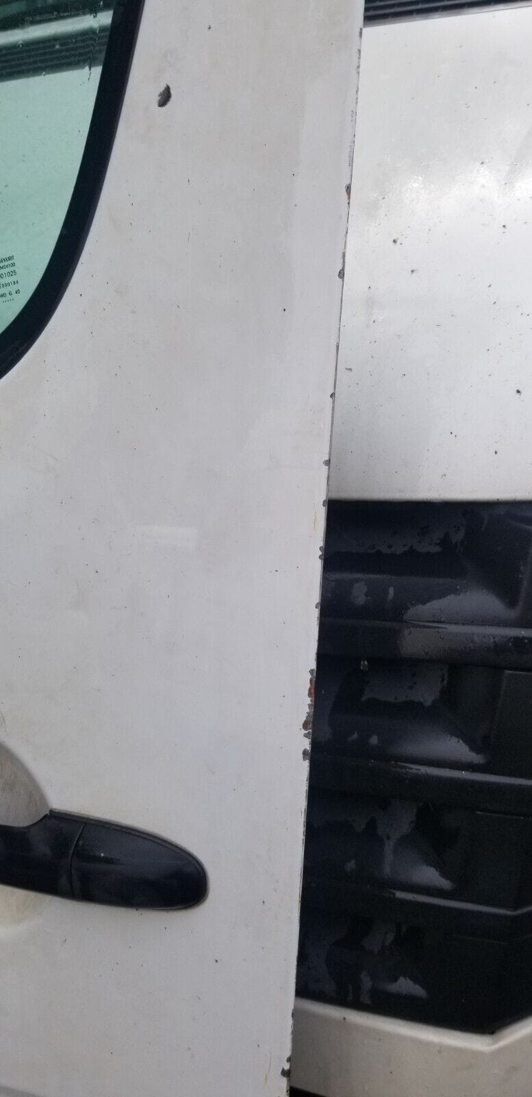 Mercedes Benz Sprinter W906 Volkswagen Crafter Passenger Side Front White Door - Image 5