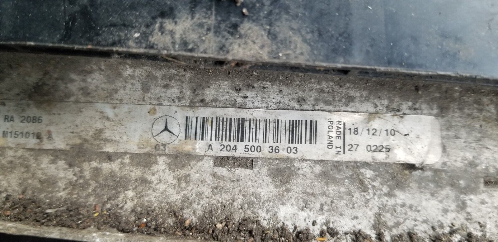 Mercedes Benz C Class Radiator Pack And Cooling Fan 2.1 Cdi Diesel Auto W204 2013 |O - Image 4