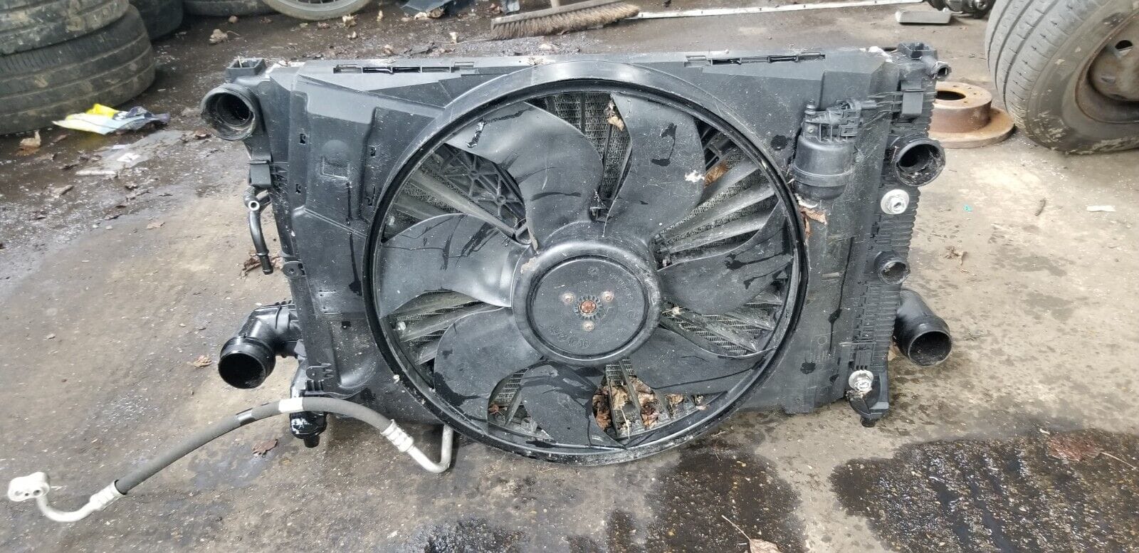 Mercedes Benz C Class Radiator Pack And Cooling Fan 2.1 Cdi Diesel Auto W204 2013 |O