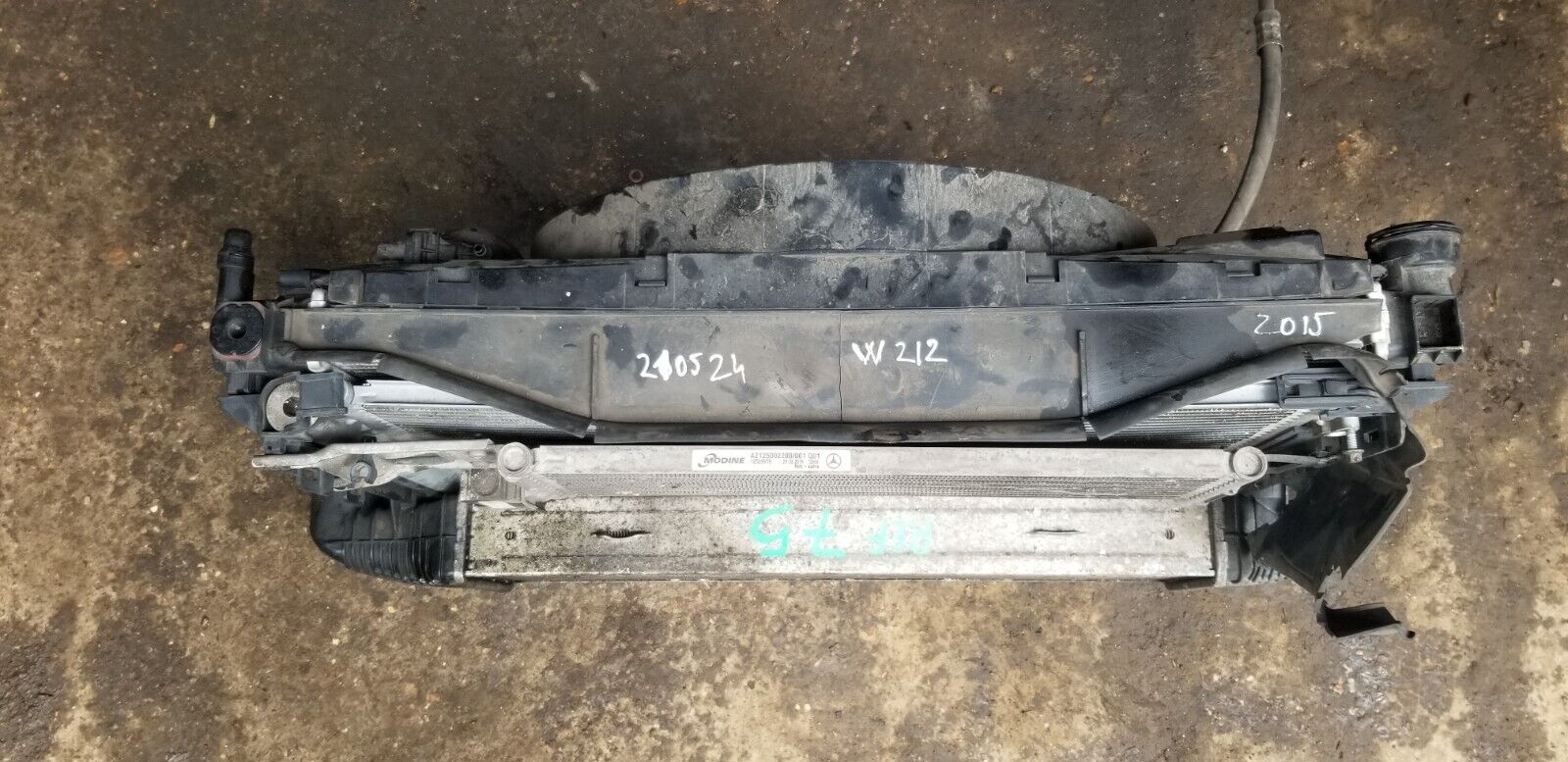 Mercedes Benz E Class Radiator Pack Assembly 2013 2.1 Diesel W212 |O - Image 4