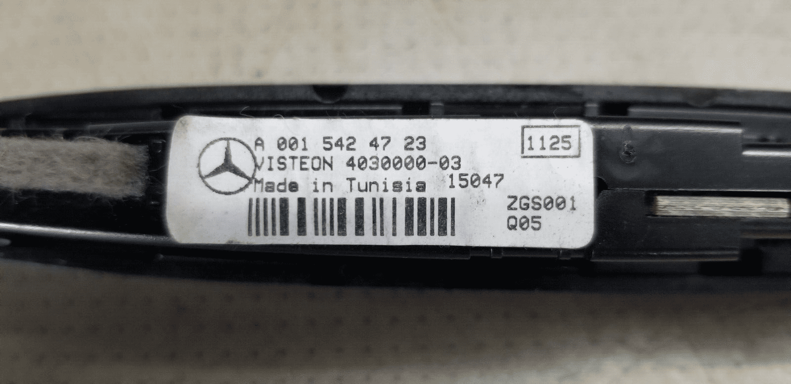 MERCEDES E-CLASS W212 PARKING SENSOR WARNING DEVICE A0015424723 - Image 3