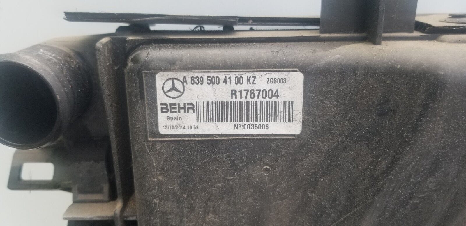 MERCEDES VITO 110 RADIATOR PACKAGE COOLANT AC INTERCOOLER CDI W639 2003-2014 - Image 3