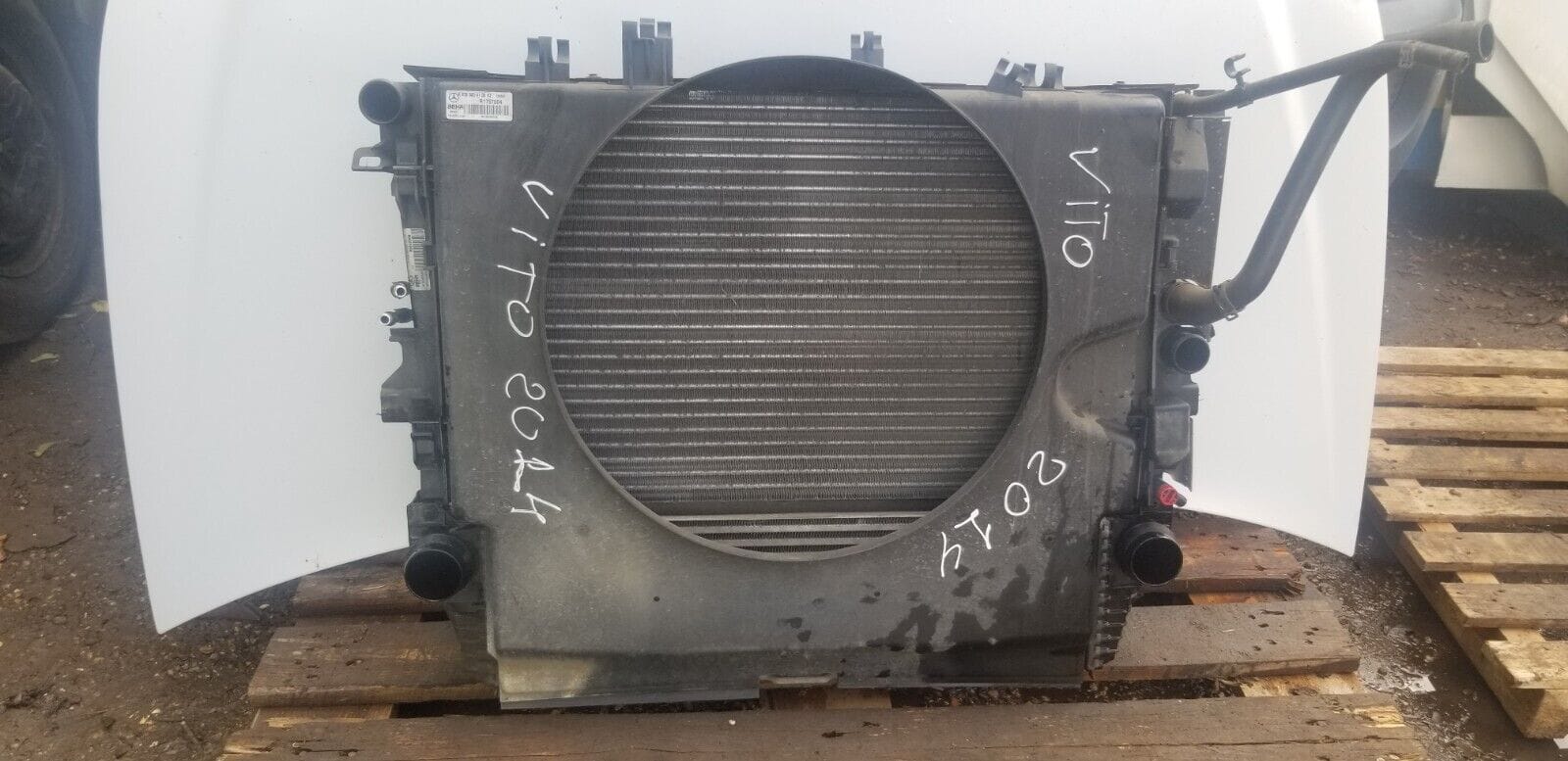 MERCEDES VITO 110 RADIATOR PACKAGE COOLANT AC INTERCOOLER CDI W639 2003-2014