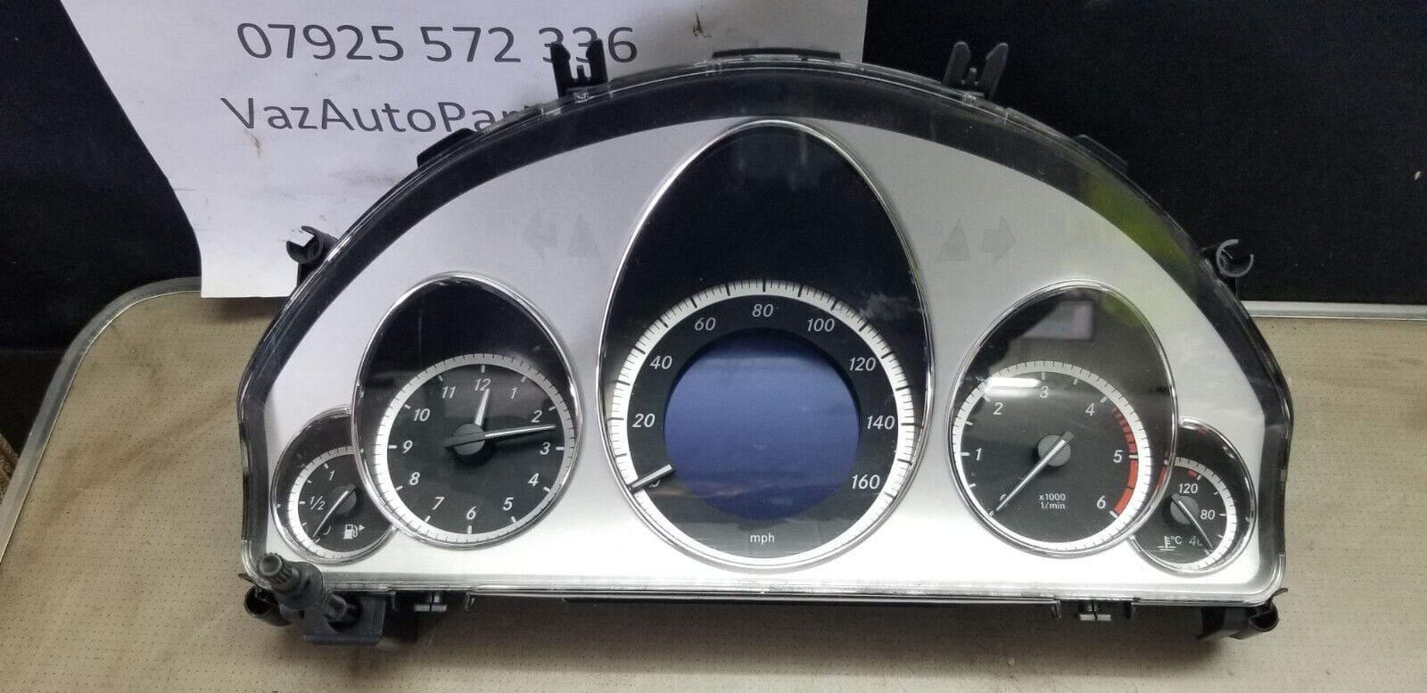 Mercedes E W212 Instrument Cluster Speedometer A2129004313 E250 2.1 CDI 2012