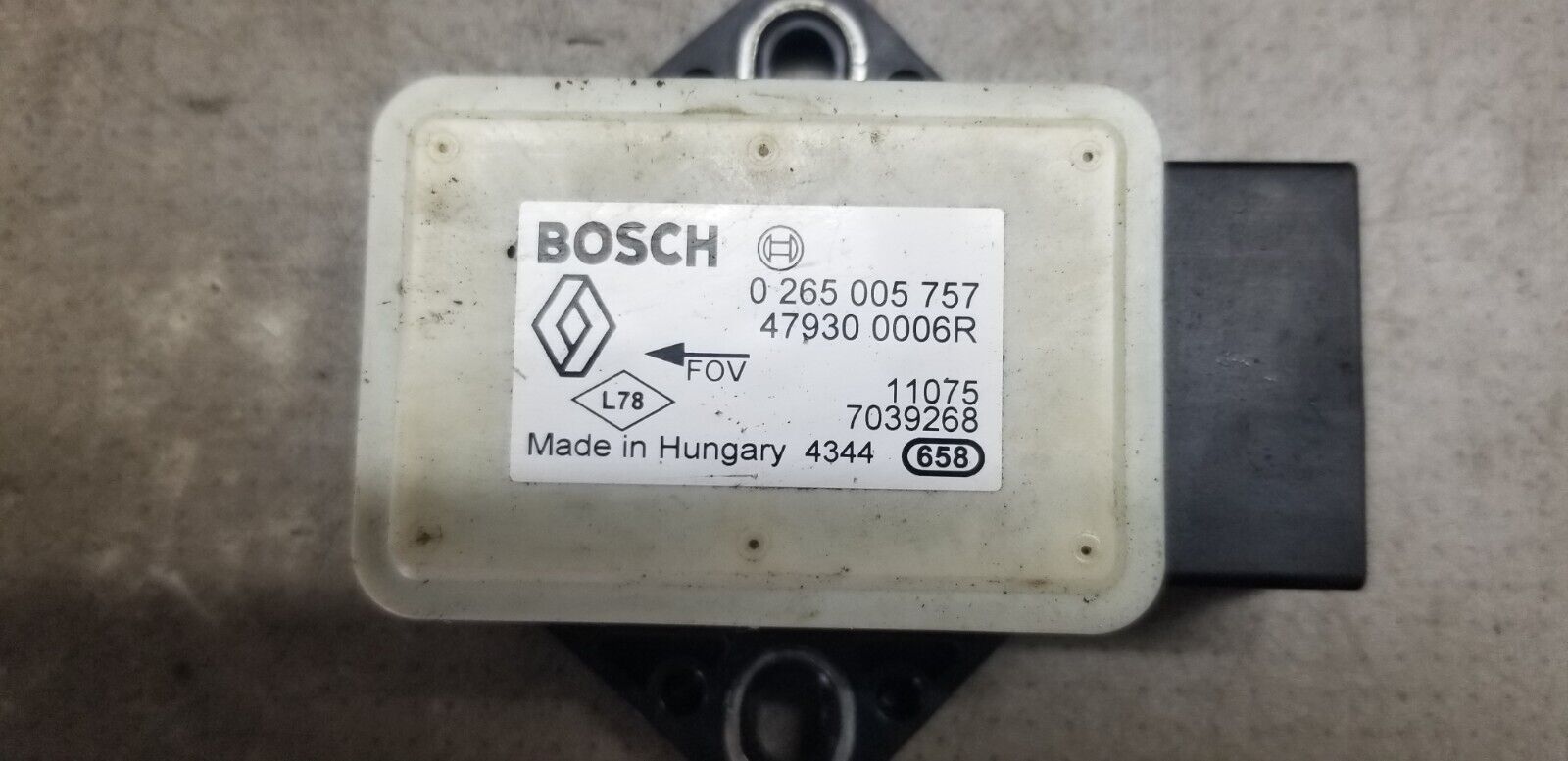 NISSAN QASHQAI J10 2010-13 YAW RATE SENSOR (1.5l 8v DCI K9K) 479300006R - Image 3