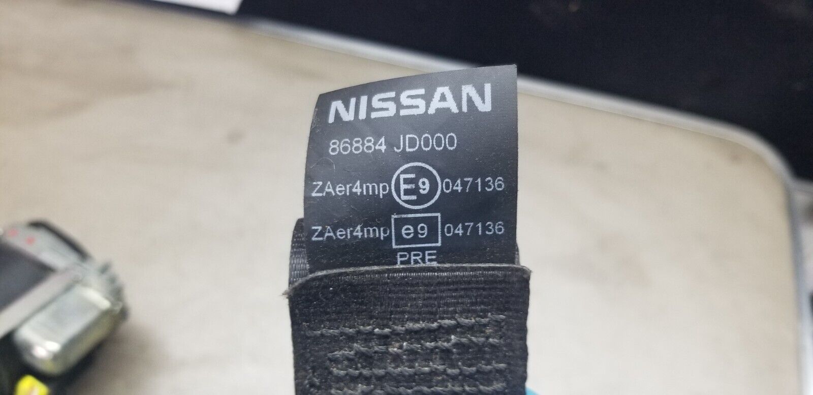 NISSAN QASHQAI Seat Belt Mk1 (J10) Front Right 2006-2014 - Image 5