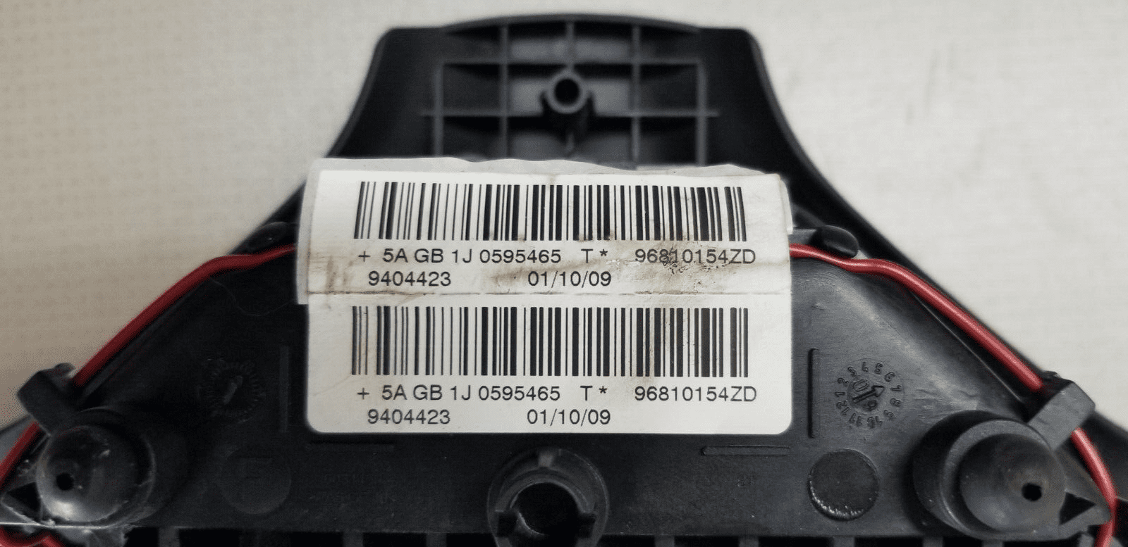 PEUGEOT 308 STEERING WHEEL DRIVERS AIR BAG 96810154ZD 2008-2012 - Image 3