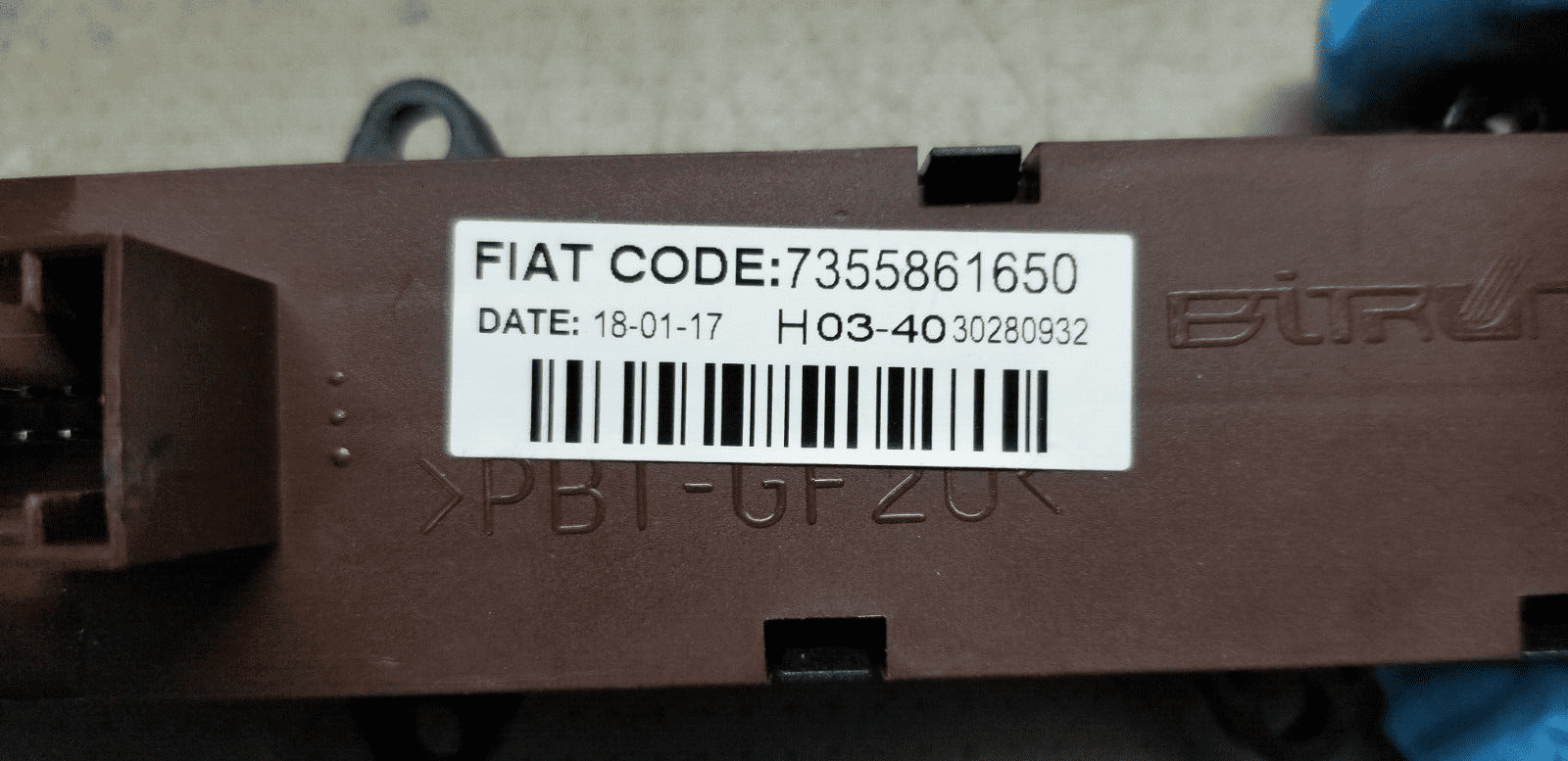 Hazard Light Switch Peugeot Boxer 2.0 2018 7355861650 - Image 4