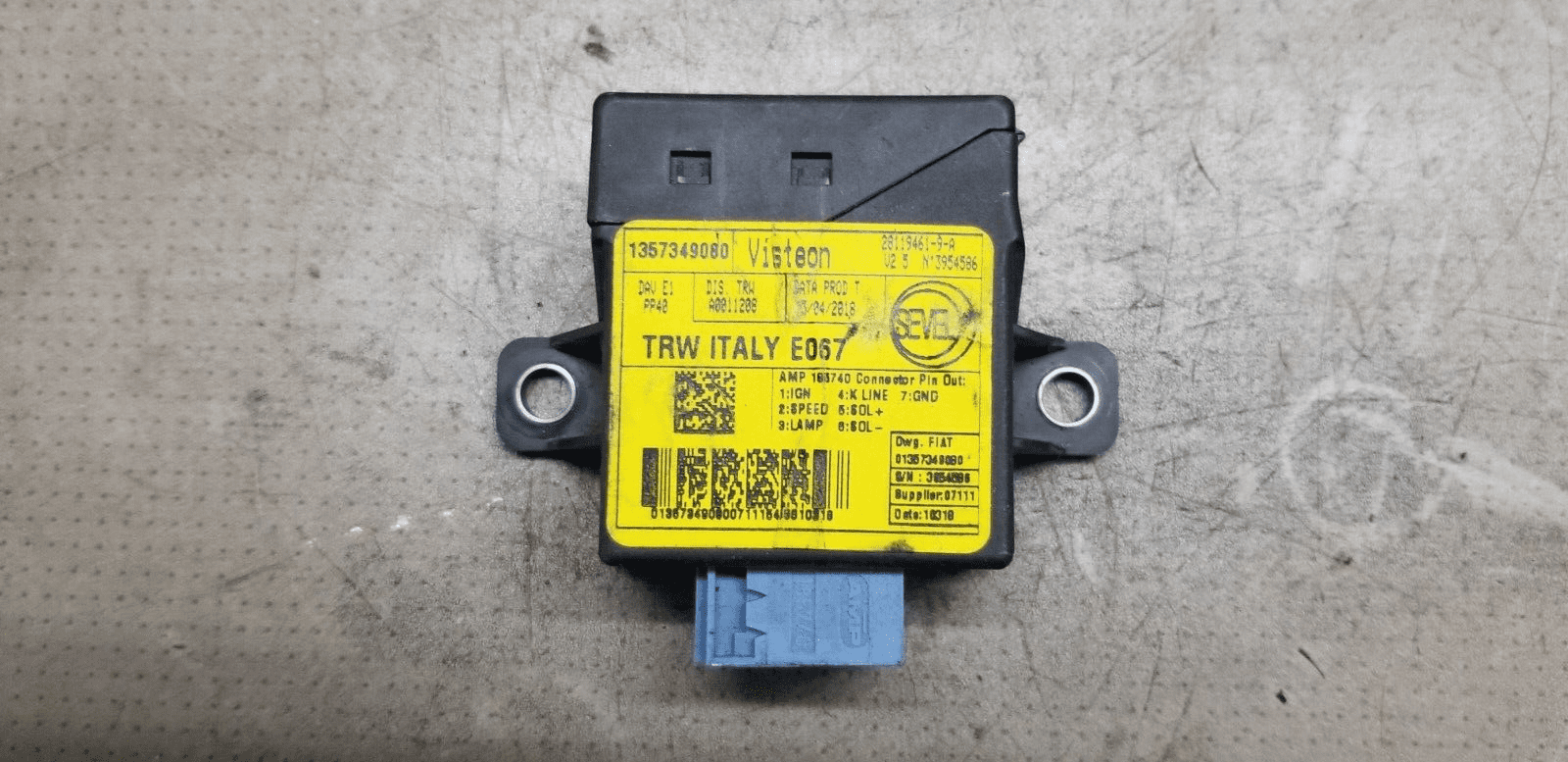 PEUGEOT BOXER POWER STEERING CONTROL ECU 1357349080 MK3 2018