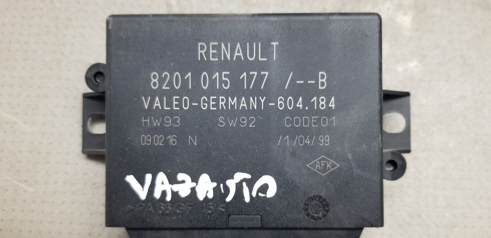 Renault Master Movano 10-On Parking Aid Ecu Control Unit 8201015177 - Image 5