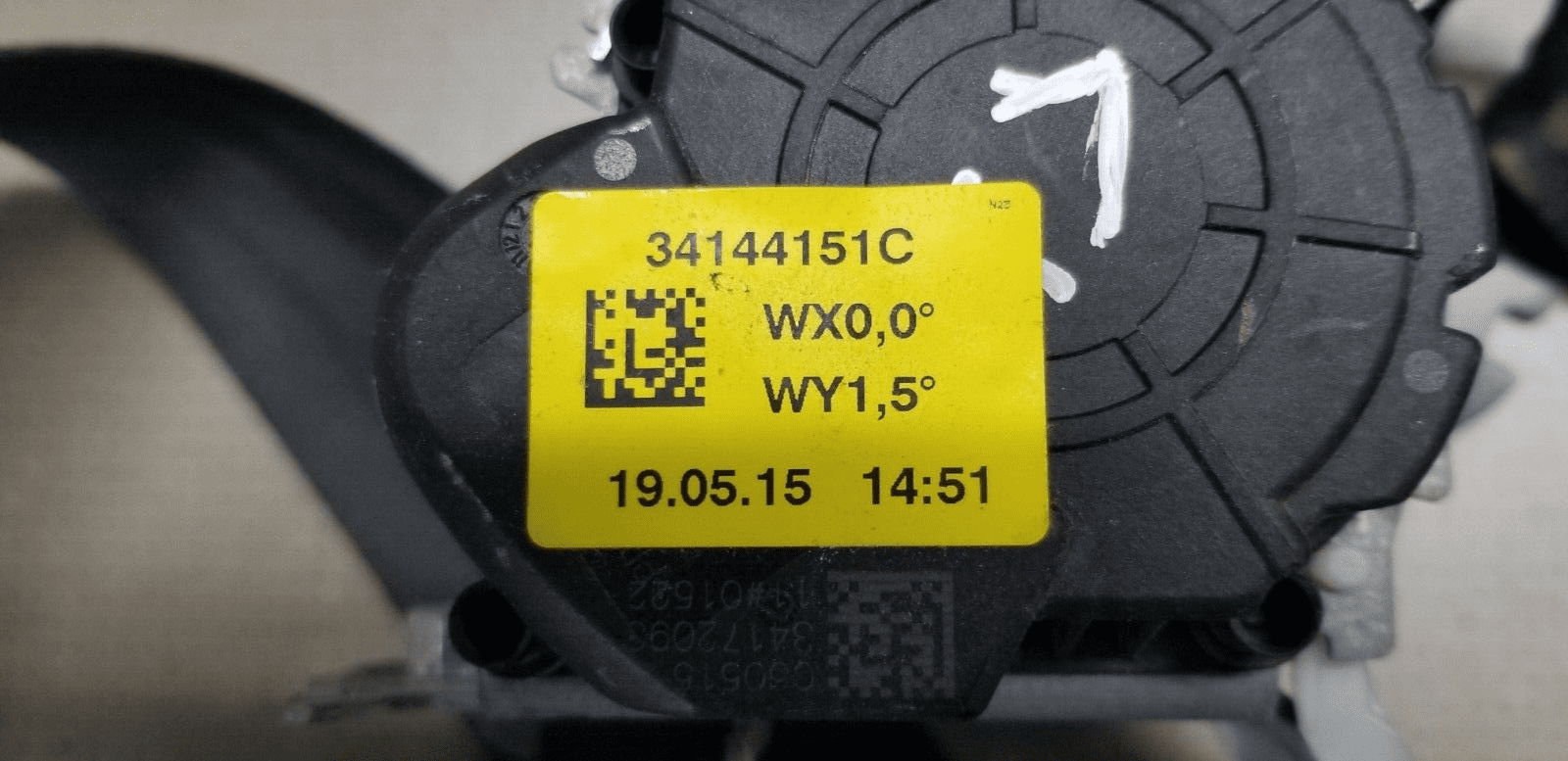 Renault Trafic MK3 2015-19 Vivaro B NV300 Front Passenger Seat Belt 868843513R - Image 5