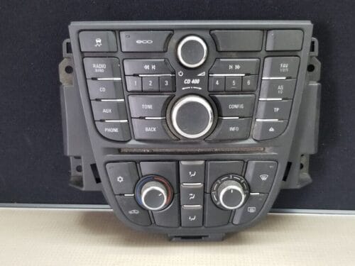 VAUXHALL ASTRA J 2011 HEATER CONTROL & RADIO CD CONTROL PANEL 13346050