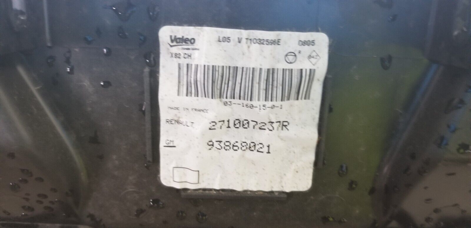 Vauxhall Vivaro Primastar 2015 Heater Unit 271007237R 93868021 - Image 5