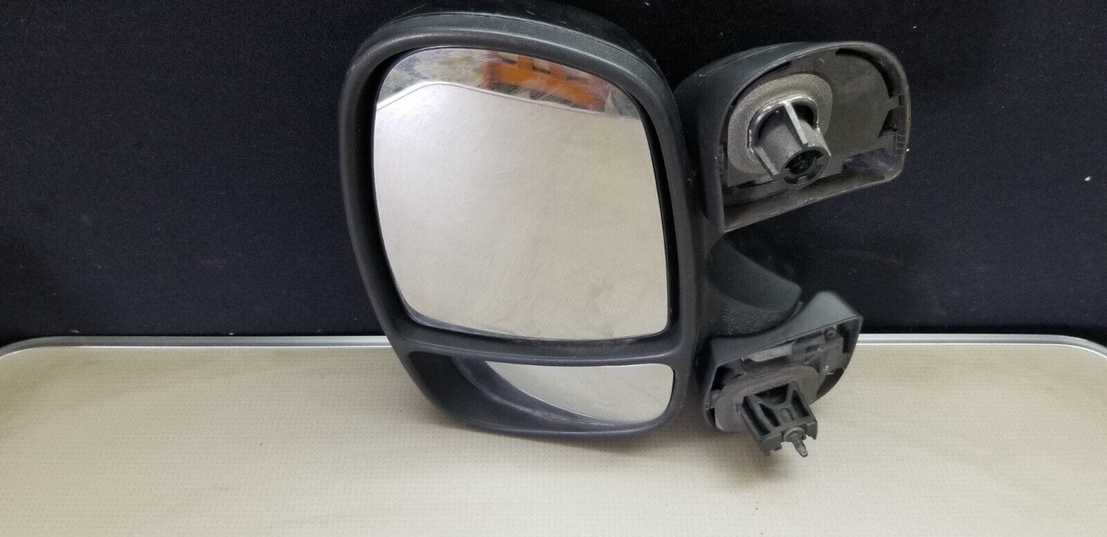 Vauxhall Vivaro Trafic 2007-2014 Left Side Door Wing Mirror Black |O