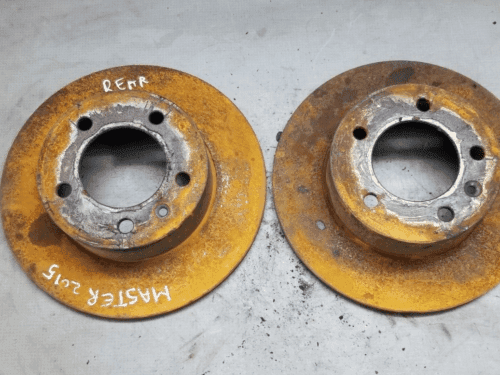 2 X REAR BRAKE DISCS 2015 MASTER MOVANO NV400