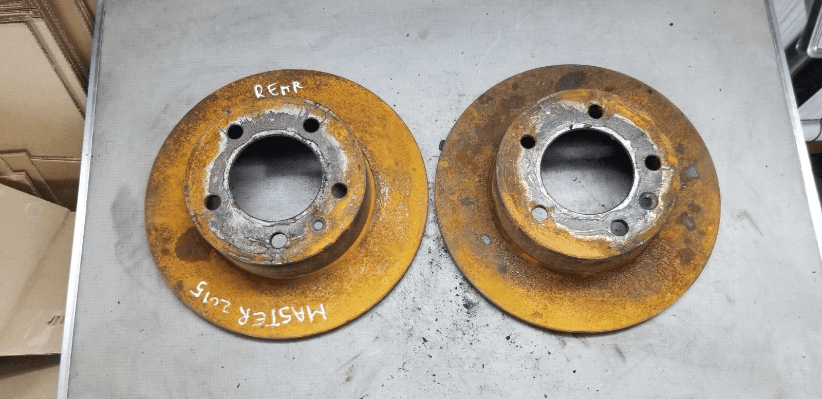 2 X REAR BRAKE DISCS 2015 MASTER MOVANO NV400