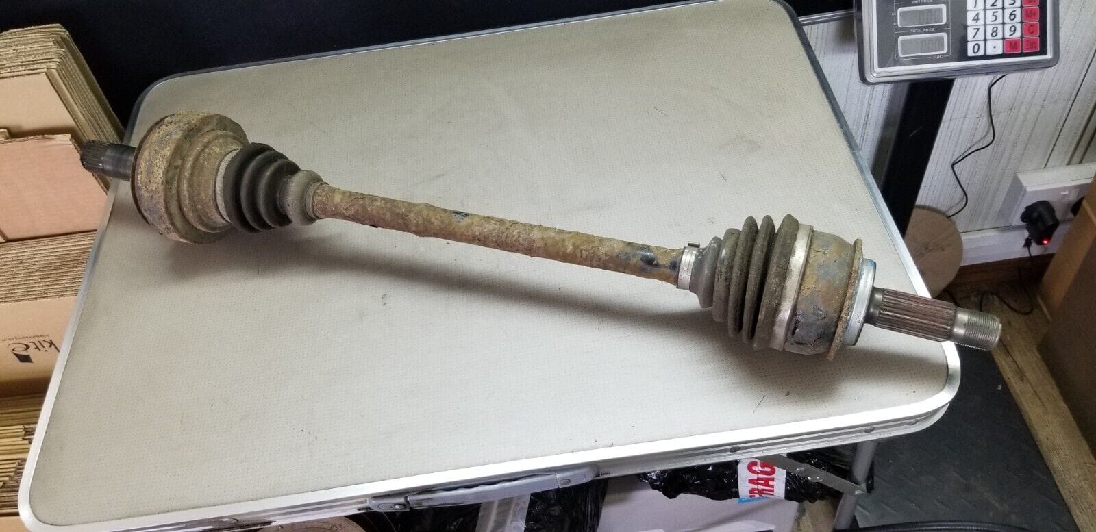 2014 Mercedes Vito W639 Rear Axle Output Drive Shaft Manual Transmission - Image 5