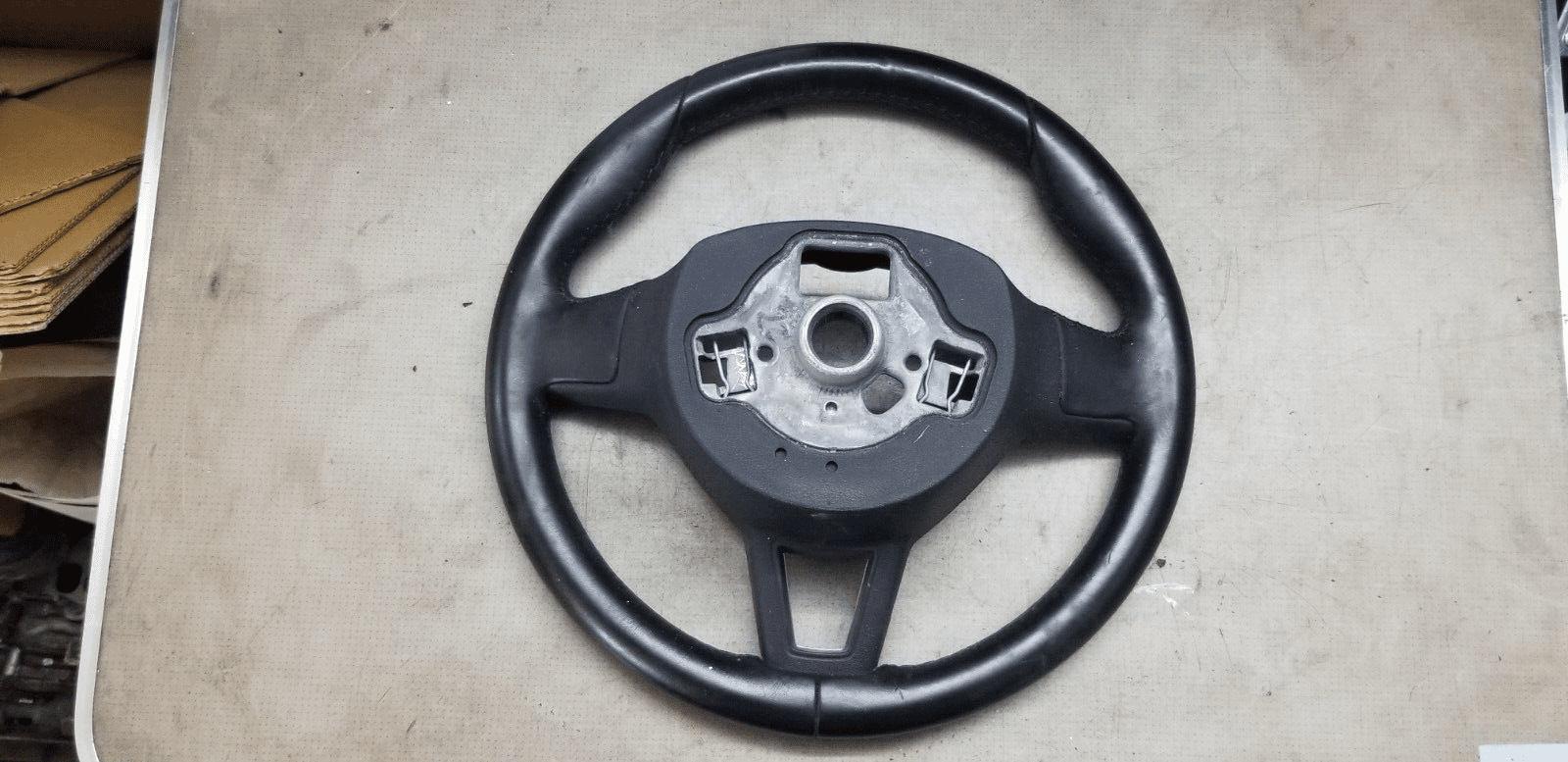 2016 Genuine Skoda Rapid Leather Multifunction Switch Steering Wheel 5E0419091BE - Image 10