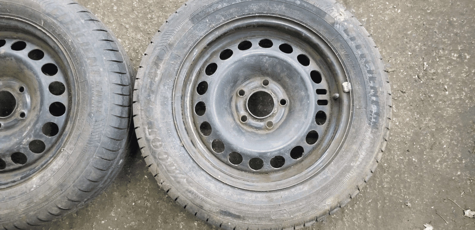 2x VAUXHALL ASTRA H MK5 STEEL WHEEL & TYRE 195/65/15 - Image 4