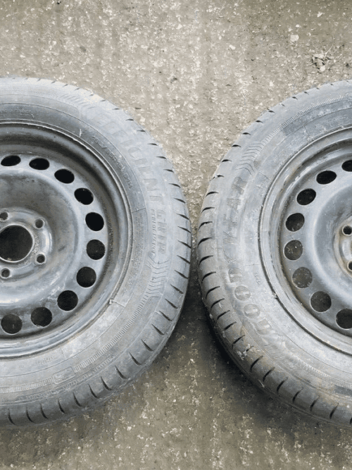 2x VAUXHALL ASTRA H MK5 STEEL WHEEL & TYRE 195/65/15