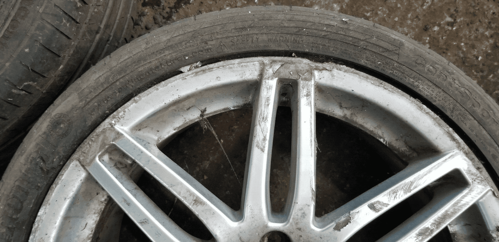 AUDI ALLOY WHEEL 8PO601025BA & TYRE NEW TYRE NEEDED 225/40R18 - Image 6