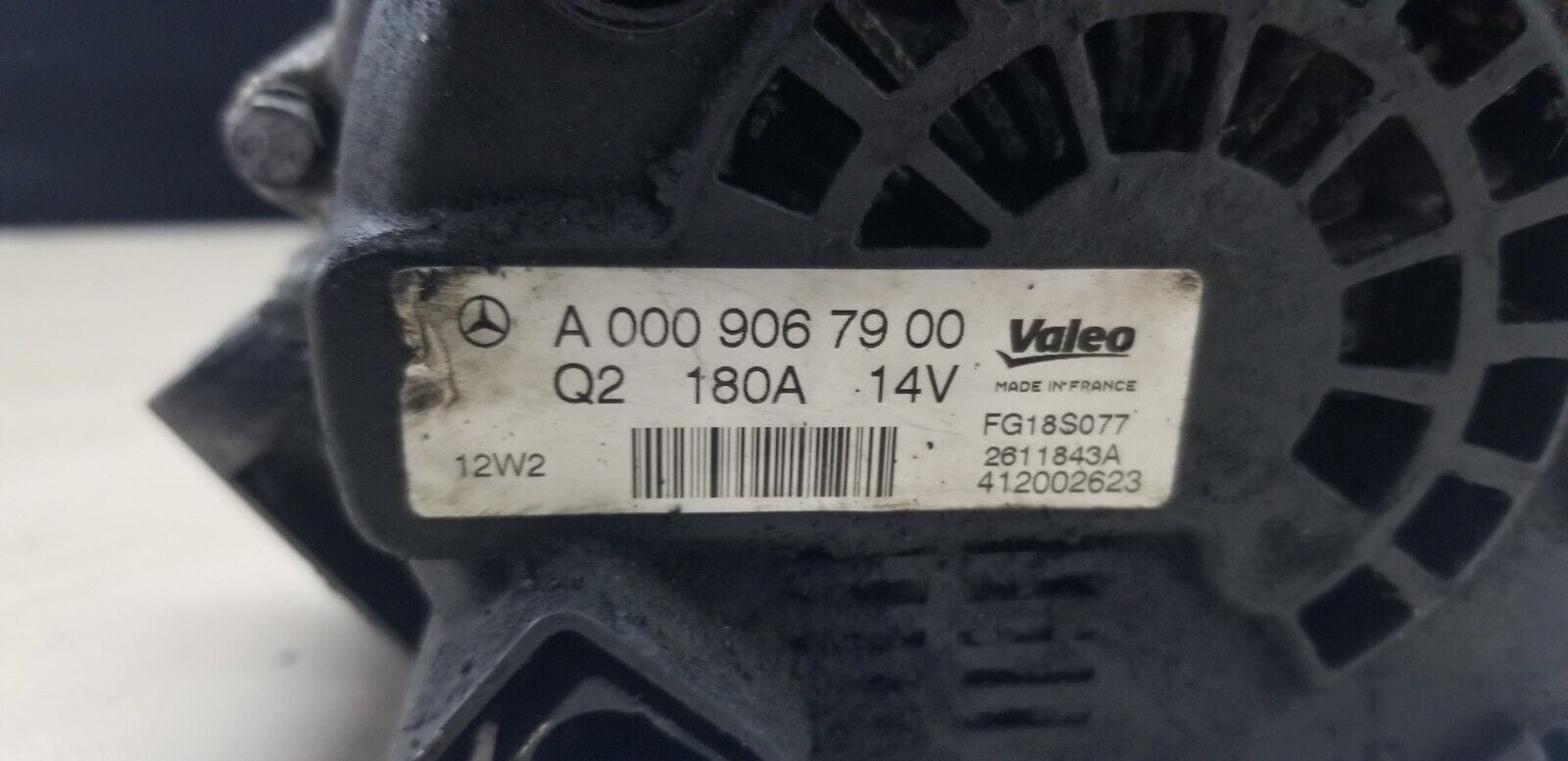 Mercedes Benz E Class Alternator Diesel A0009067900 09-16 |O - Image 4