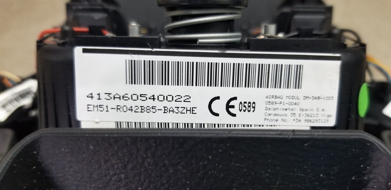 FORD KUGA MK2 STEERING WHEEL AIRBAG EM51-R042B85-BA3ZHE 2016 - Image 4