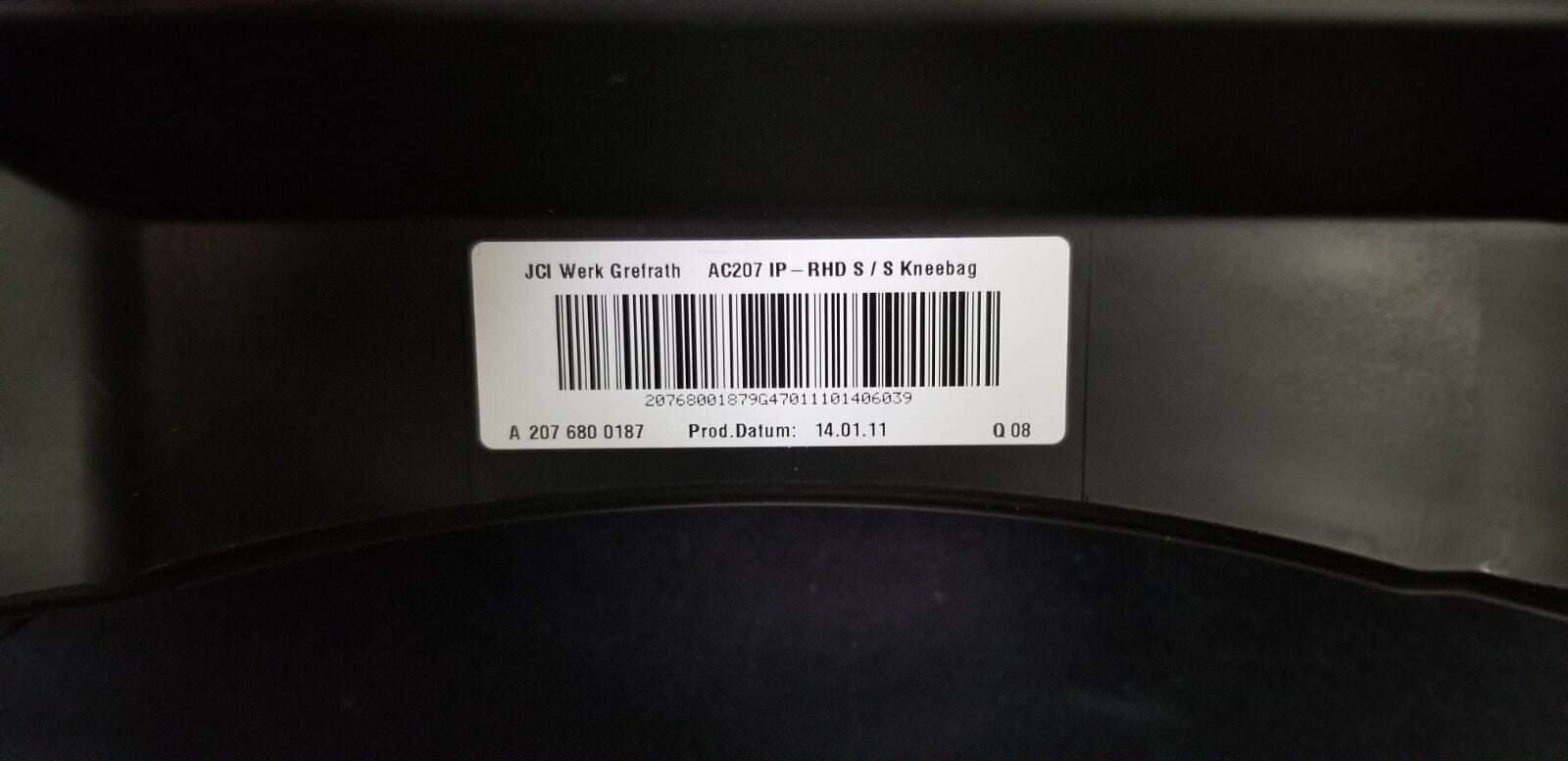 Mercedes Benz E Class W207 Coupe 2011 Dashboard A2076800187 - Image 3